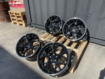18" AMGT-63 style wheels Black polished lip 5x112 fits Mercedes Benz