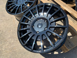 20" Aluwerks RST Transit style wheels Gloss Black 5x160 fits Transit Custom