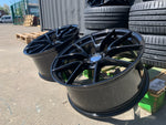 20” 763M style CS Staggered Alloy Wheels Black  BMW 3 4 5 Series