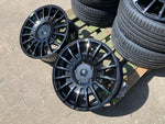 20" Aluwerks RST Transit style wheels Gloss Black 5x160 fits Transit Custom