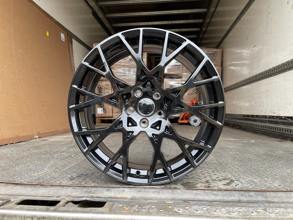 19” RS3 Perf mesh style wheels Black  5x112 et42 fits Audi A3 VW Golf