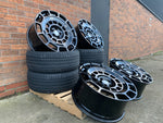 22” OCT wheels  Black fits Range Rover Sport Defender Land Rover