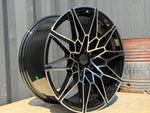 19" 826M G80 Competition Style Staggered Alloy Wheels Black polished BMW 3 4 5 Series