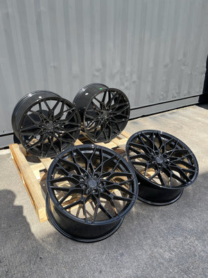 19"  1000M G80 CS Sport Style Alloy Wheels Black G series BMW 3 4 5 Series 5x112