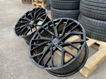 18”  S6 style wheels Gloss Black 5x112 fits Audi VW