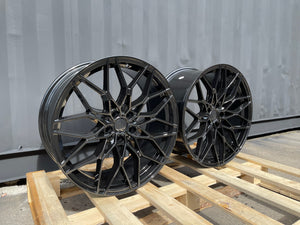 19"  1000M G80 CS Sport Style Alloy Wheels Black G series BMW 3 4 5 Series 5x112