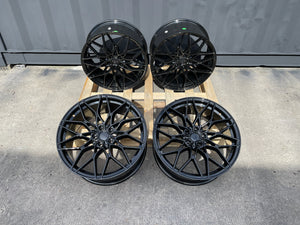 19"  1000M G80 CS Sport Style Alloy Wheels Black G series BMW 3 4 5 Series 5x112