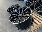 20" G30 Performance 669M style Black Machine Milled 5x112 Staggered Alloy Wheels Black Polished New BMW 5 6 7 8 Series