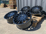 20" Aluwerks RST Transit style wheels Gloss Black 5x160 fits Transit Custom
