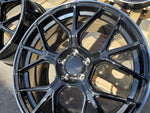 18" AMGT-63 style wheels Black polished lip 5x112 fits Mercedes Benz