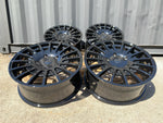 20" Aluwerks RST Transit style wheels Gloss Black 5x160 fits Transit Custom