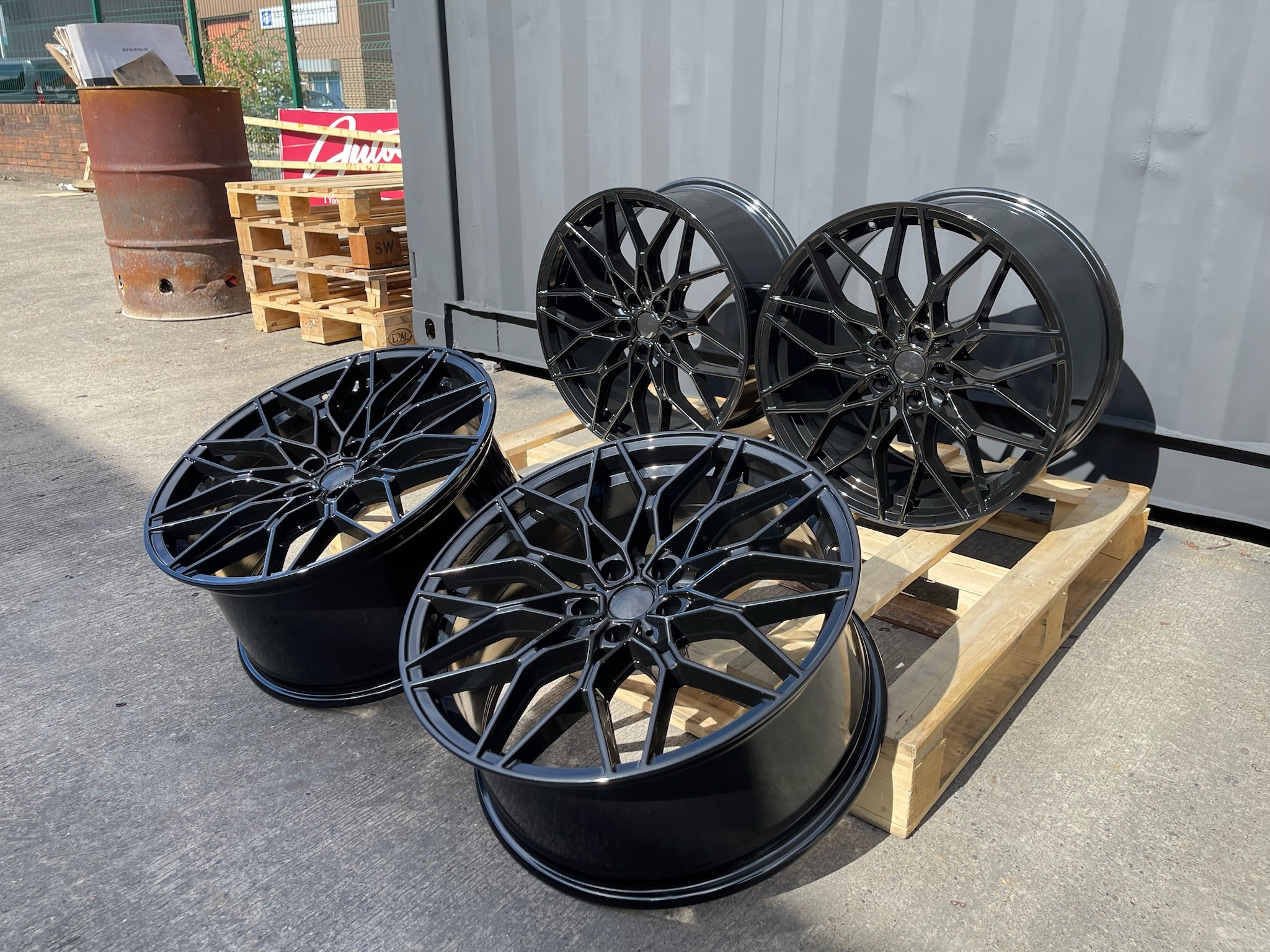 19"  1000M G80 CS Sport Style Alloy Wheels Black G series BMW 3 4 5 Series 5x112