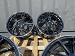 18" AMGT-63 style wheels Black polished lip 5x112 fits Mercedes Benz