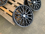 19" Aluwerks RST-Mesh NEW Transit MK9-2024 style wheels Gloss Black 6x120 fits Transit Custom Van