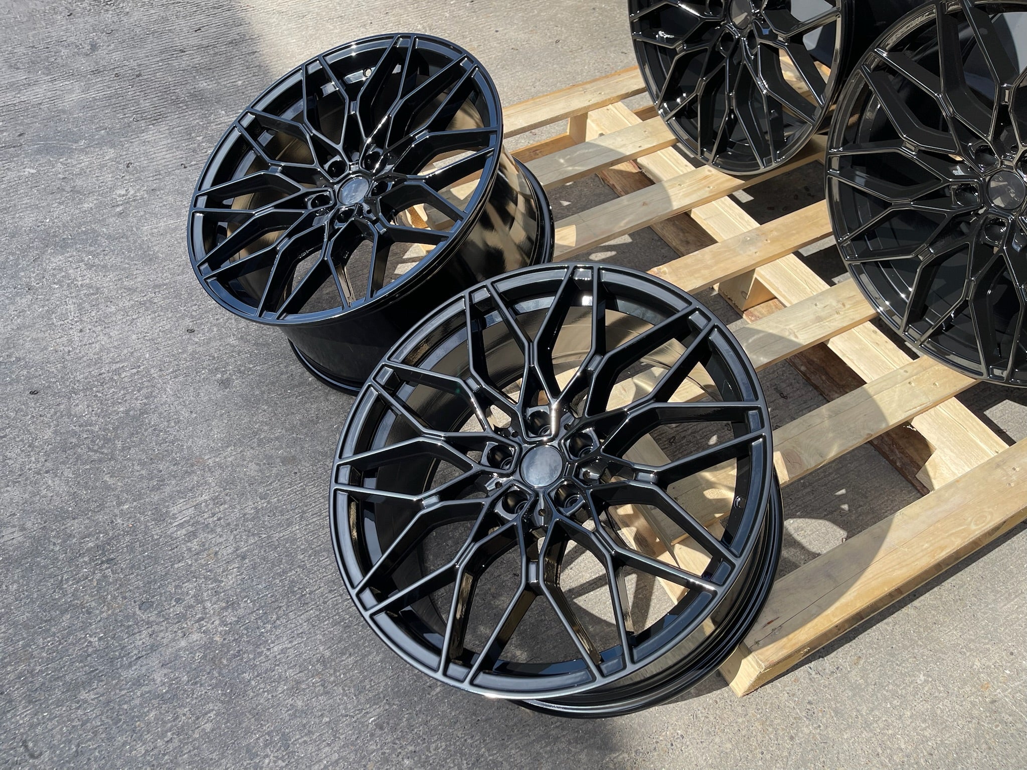19"  1000M G80 CS Sport Style Alloy Wheels Black G series BMW 3 4 5 Series 5x112