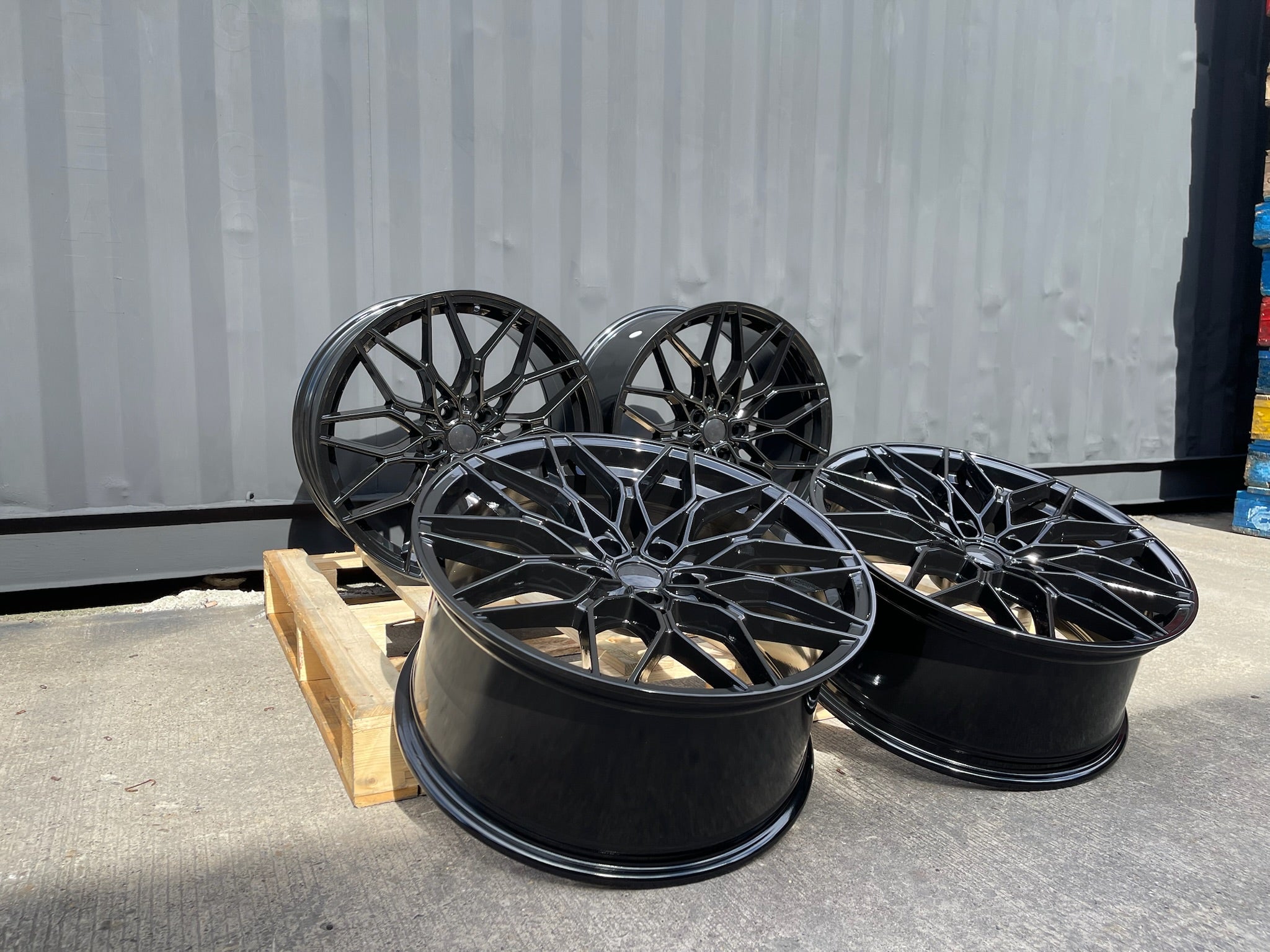 19"  1000M G80 CS Sport Style Alloy Wheels Black G series BMW 3 4 5 Series 5x112