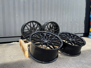 19"  1000M G80 CS Sport Style Alloy Wheels Black G series BMW 3 4 5 Series 5x112