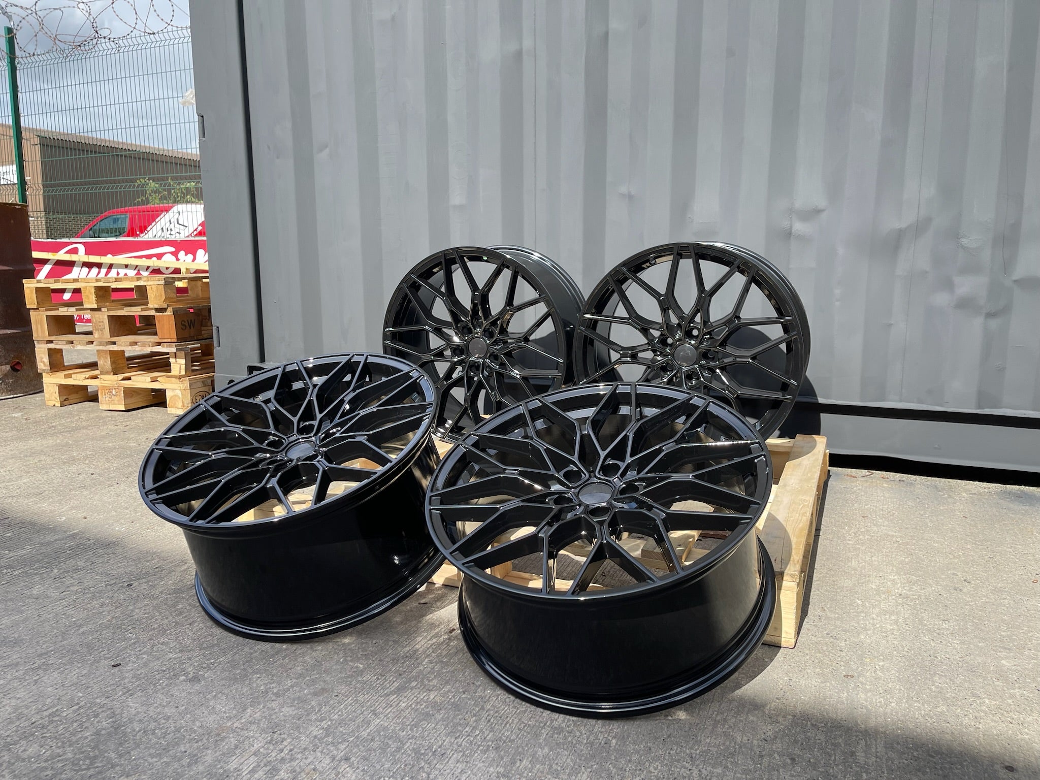 19"  1000M G80 CS Sport Style Alloy Wheels Black G series BMW 3 4 5 Series 5x112