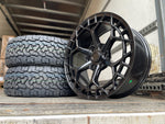 20" Aluwerks Octane Flow form style wheels Black 6x139.7 fits Ranger, Wildtrak, Raptor 1000KG HIGH LOAD