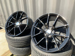 20” 763M style CS Staggered Alloy Wheels Black  BMW 3 4 5 Series