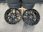 18”  S6 style wheels Gloss Black 5x112 fits Audi VW