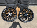 19"  827M G80 CS Sport Style Alloy Wheels Satin Black E & F series BMW 3 4 5 Series 5x120