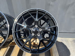 18" AMGT-63 style wheels Black polished lip 5x112 fits Mercedes Benz