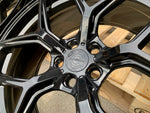 20" Aluwerks XT2-FF wheels Black fits Audi BMW Mercedes VW Ford Vauxhall