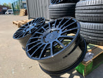 20" Aluwerks RST Transit style wheels Gloss Black 5x160 fits Transit Custom