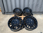 20" Aluwerks RST Transit style wheels Gloss Black 5x160 fits Transit Custom