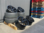 18" AMGT-63 style wheels Black polished lip 5x112 fits Mercedes Benz