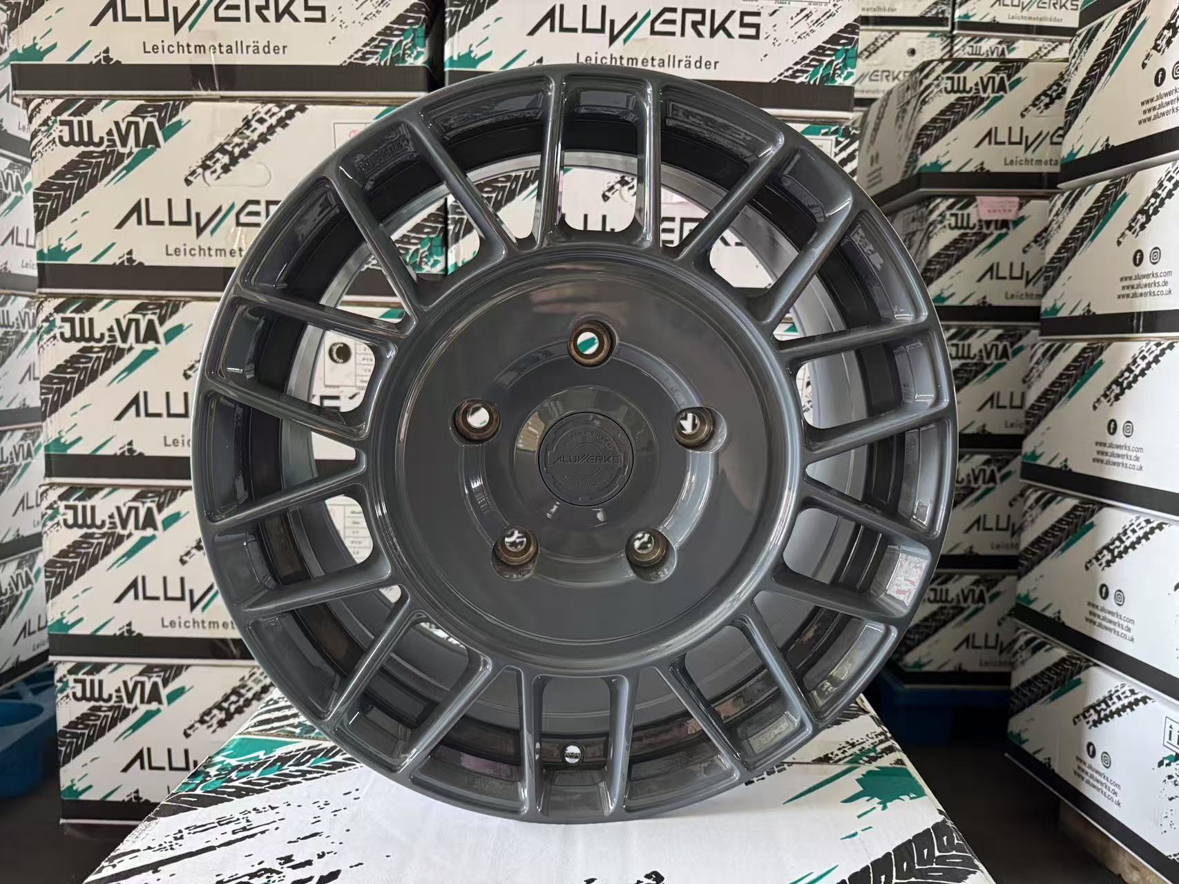 19" Aluwerks Aero RS wheels Nardo Grey fits Audi BMW Mercedes VW Vauxhall