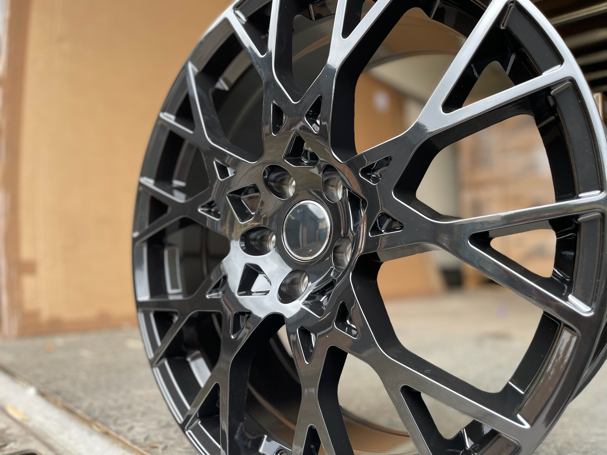 18” RS3 Perf mesh style wheels Black  5x112 et42 fits Audi A3 VW Golf