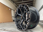 20" Aluwerks Octane Flow form style wheels Black 6x139.7 fits Ranger, Wildtrak, Raptor 1000KG HIGH LOAD