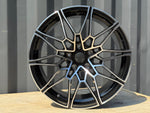 19" 826M G80 Competition Style Staggered Alloy Wheels Black polished BMW 3 4 5 Series