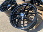 20” 763M style CS Staggered Alloy Wheels Black  BMW 3 4 5 Series