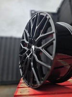 19" Aluwerks RST-Mesh NEW Transit MK9-2024 style wheels Gloss Black 6x120 fits Transit Custom Van