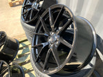 20” 763M style CS Staggered Alloy Wheels Black  BMW 3 4 5 Series
