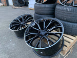 20" G30 Performance 669M style Black Machine Milled 5x112 Staggered Alloy Wheels Black Polished New BMW 5 6 7 8 Series