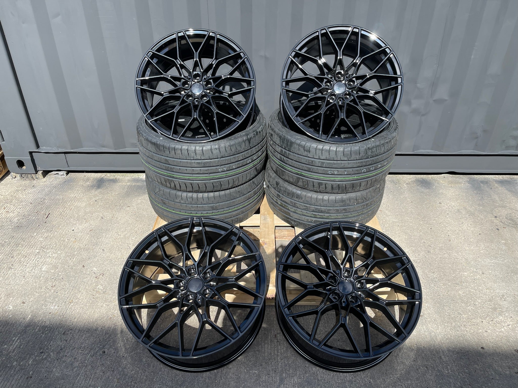 19"  1000M G80 CS Sport Style Alloy Wheels Black G series BMW 3 4 5 Series 5x112