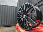 19" Aluwerks RST-Mesh NEW Transit MK9-2024 style wheels Gloss Black 6x120 fits Transit Custom Van