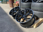 18" AMGT-63 style wheels Black polished lip 5x112 fits Mercedes Benz