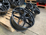 20" Aluwerks XT2-FF wheels Black fits Audi BMW Mercedes VW Ford Vauxhall