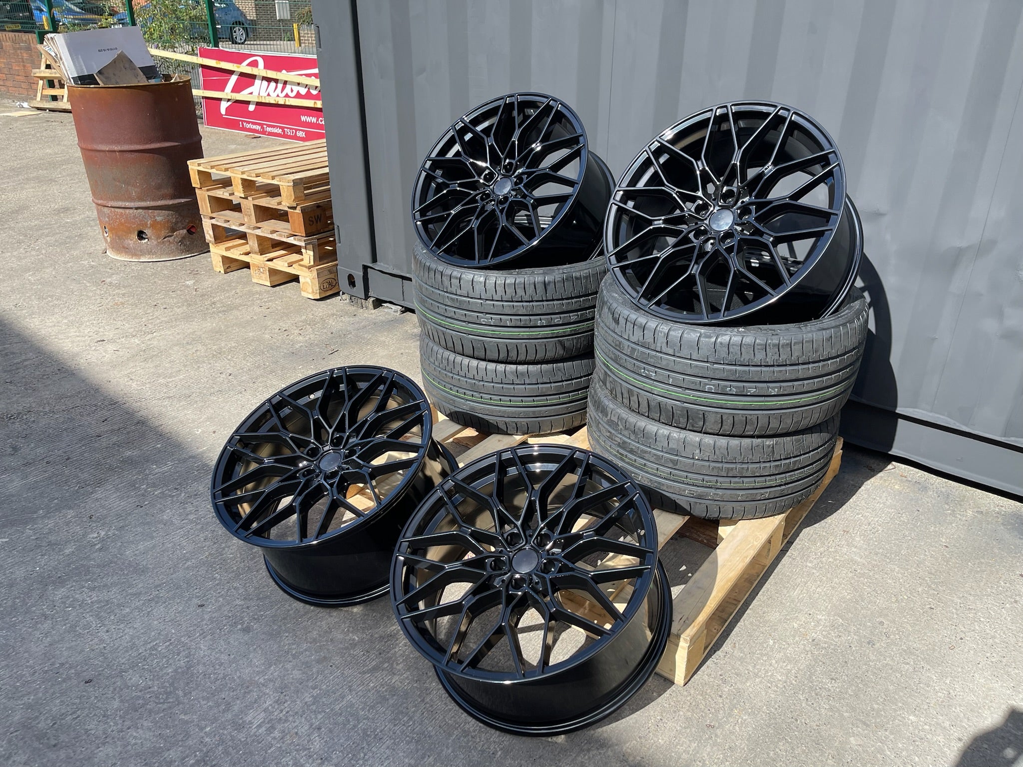 19"  1000M G80 CS Sport Style Alloy Wheels Black G series BMW 3 4 5 Series 5x112