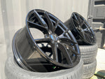 20” 763M style CS Staggered Alloy Wheels Black  BMW 3 4 5 Series