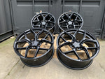 20" Aluwerks XT2-FF wheels Black fits Audi BMW Mercedes VW Ford Vauxhall
