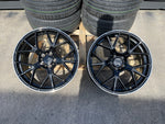 18" AMGT-63 style wheels Black polished lip 5x112 fits Mercedes Benz