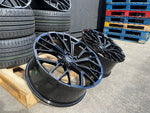 18”  S6 style wheels Gloss Black 5x112 fits Audi VW