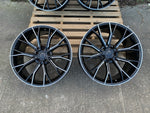 20" G30 Performance 669M style Black Machine Milled 5x112 Staggered Alloy Wheels Black Polished New BMW 5 6 7 8 Series