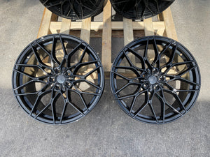 19"  1000M G80 CS Sport Style Alloy Wheels Black G series BMW 3 4 5 Series 5x112
